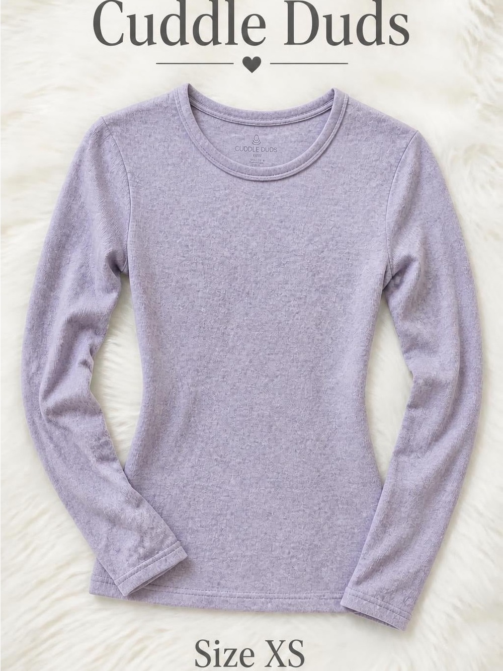Cuddl Duds Women’s Fleecewear Long Sleeve Top XS – Soft & Cozy Layer